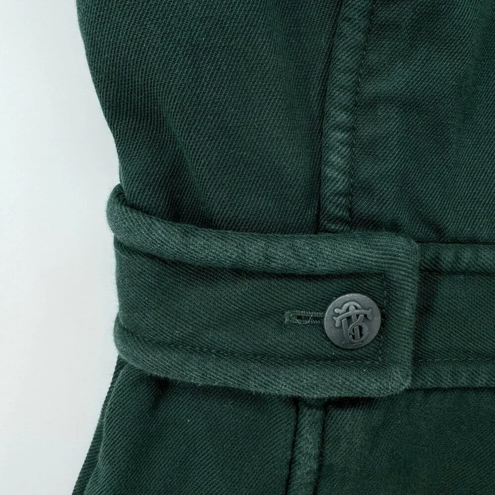 Tory Burch Green Sleeveless Belted Sheath Dress Women’s Size 6